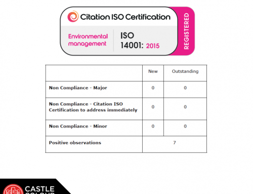 We passed our ISO 14001 Audit!